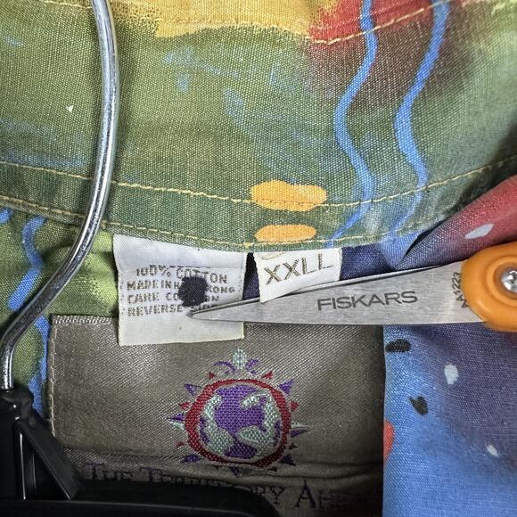 VTG The Territory Ahead Shirt Mens 2XL Abstract Hawaiian Polynesian Tribal 90s - Picture 8 of 14